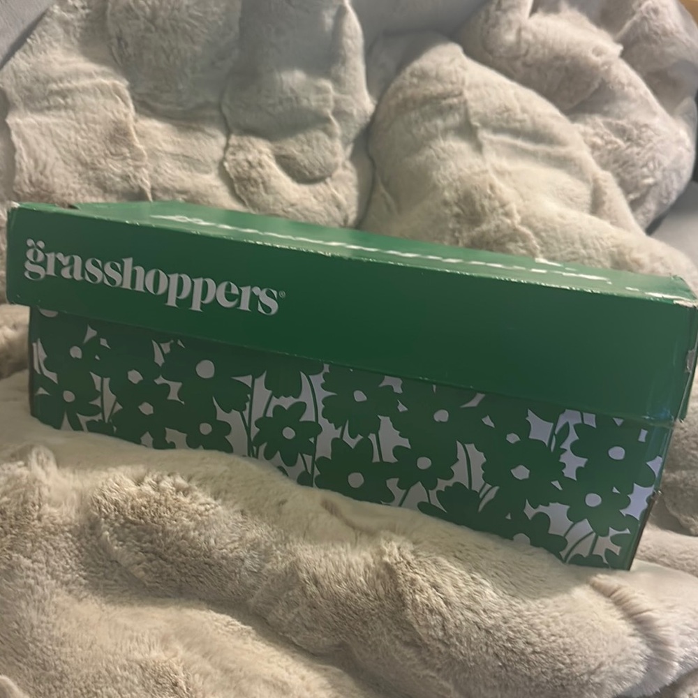 Grasshoppers Black Slip On Wedge shoes